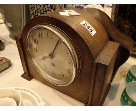 Mantel clock with English movement and a Smiths mantel clock 