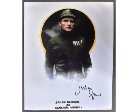 Star Wars - Julian Glover (General Veers) - autographed 8x10" colour photograph from The Empire Strikes Back. Signed neatly i