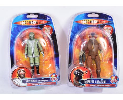 Doctor Who - Character Options - x2 Doctor Who Character made action figures comprising; Voc Robot and Morbius Creature. Cont
