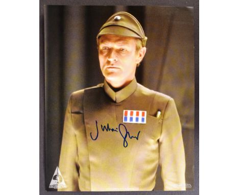 Star Wars - Julian Glover (General Veers) - autographed 8x10" Celebration Europe 2007 colour photograph. Signed neatly in blu