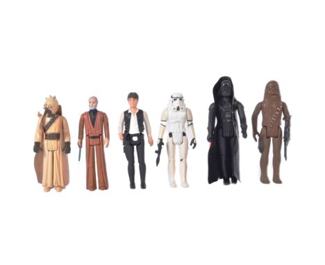 Star Wars - First 12 - a collection of x6 original vintage Kenner / Palitoy made Star Wars action figure from the first twelv