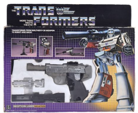 Transformers - a vintage 1980s (1984) Hasbro made G1 Transformers playset action figure No. 5793 Decepticon Leader - Megatron