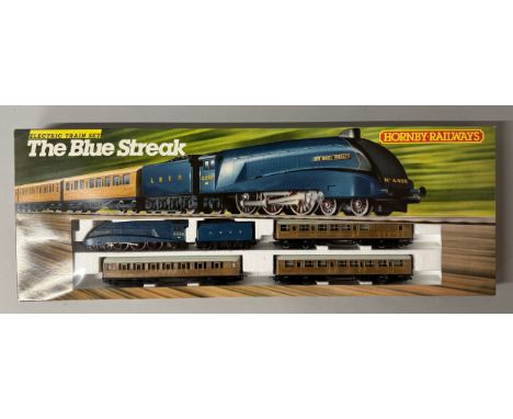 Hornby Model Railways - R682 'The Blue Streak' electric train set, comprising an LNER Class A4 4-6-2 'Sir Nigel Gresley' loco
