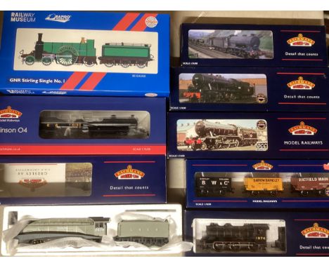 Bachmann model railway interest and Rapido train, to include ; 2509 Silver link, a 31-003 Robinson LNER, a GNR Stirling silve