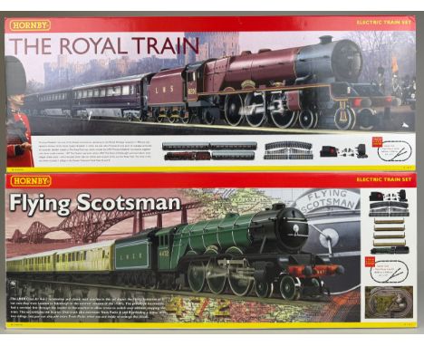 Hornby Model Railways - R1039 Flying Scotsman electric train set, lacking locomotive and tender, appears unused, OO gauge, bo