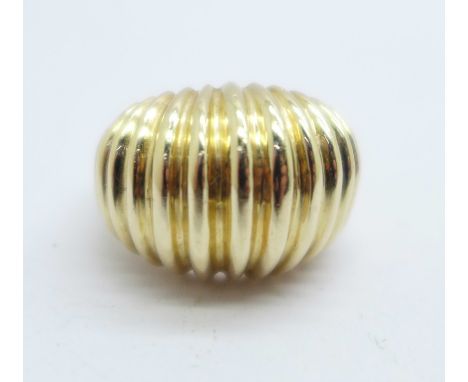 A 14ct gold ring, 7.8g, N 