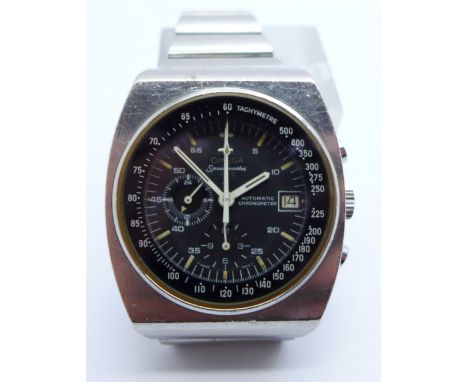 An Omega Speedmaster 125 automatic chronometer wristwatch 