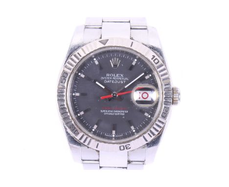 Rolex, Oyster Perpetual Datejust 'Turn-O-Graph', a gentleman's stainless steel bracelet watch, circa 19??. Ref.116264, No.Z32