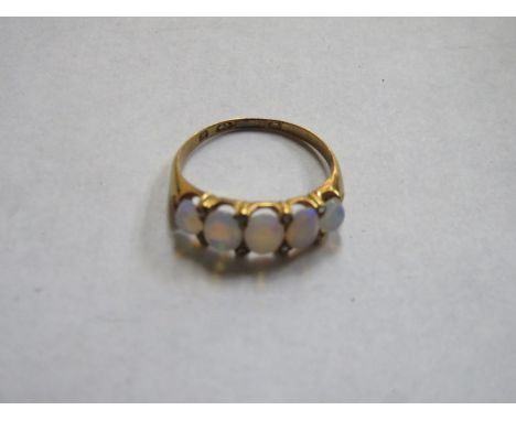 OPAL SET OF GOLD LADIES DRESS RING 