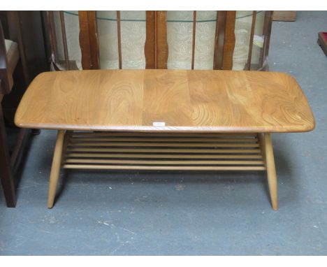 ERCOL GOLDEN DAWN LIGHT OAK COFFEE TABLE 