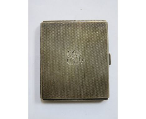 HALLMARKED SILVER CIGARETTE CASE, BIRMINGHAM ASSAY 