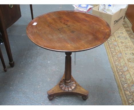 ANTIQUE MAHOGANY TRIPOD TABLE 