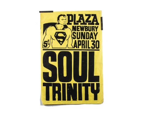 Ricky-Tick Concert Posters, Two Ricky-Tick Concert posters comprising Soul Trinity at Newbury Plaza 30th Apr 1967 and a gener