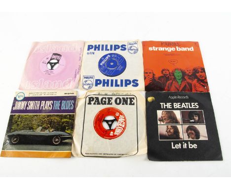 Sixties 7" Singles, approximately seventy 7" singles, mainly from the sixties with artists including Elton John, Beatles, Kin