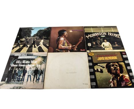 Sixties LPs, twelve albums of mainly Sixties artists comprising The Beatles  - White Album (Numbered Mono Original - no inser