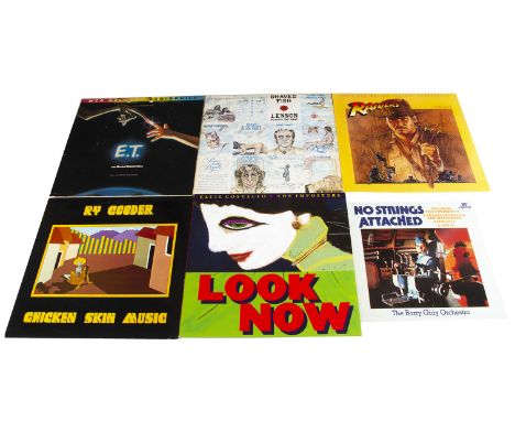 LP Records, approximately seventy albums of various genres with artists including John Lennon, Elvis Costello, Ry Cooder, Sup