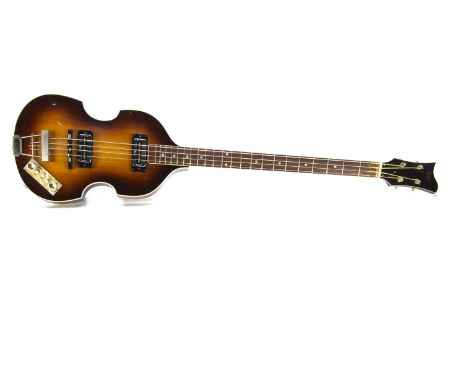 Hofner Violin Bass Guitar, an original 1968 Hofner Bass Guitar 500/1 in very good condition, scratch plate present but not at