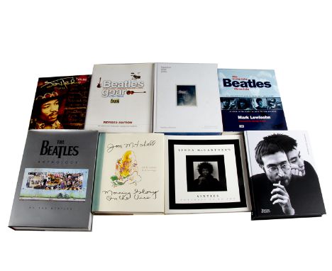 Beatles Books plus, eight books comprising Beatles Anthology, Imagine John Yoko, John and Yoko / Plastic Ono Band, Beatles Ge