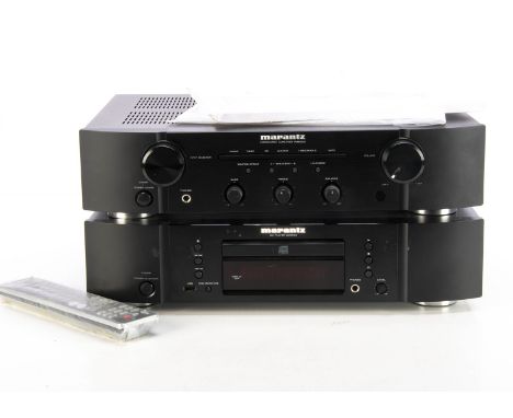 Marantz Amplifier / CD Player, a Marantz Amplifier model P6003 and Marantz CD Player P6003, with leads, paper work and remote