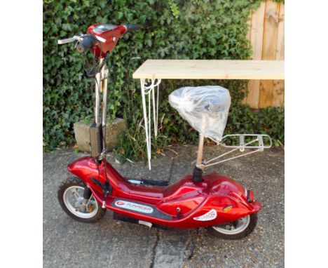 A Funrider electric rechargeable scooter bought as seen   Item not in working order 