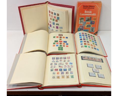 Five stamp albums to include late Victorian and early 20th century examples, ones from Chile, USA, Mexico and others, also in