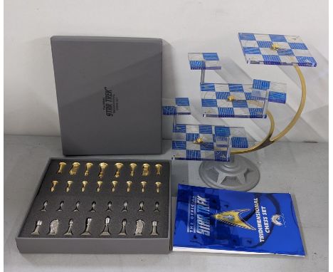 A boxed official Star Trek tri-dimensional chess setLocation: 