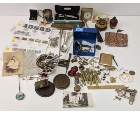 A mixed lot to include E.P.S.N, first day covers, two Rotary watches and other itemsLocation: 