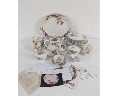 A Copeland Spode 'Fairy Dell' pattern part dinner service A/F, to include tea cups, saucers, bowls, plates, platter and other