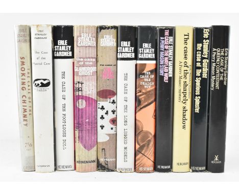 Stanley Gardner, Erle. A collection of vintage crime fiction books including Perry Mason mysteries, all first UK editions in 