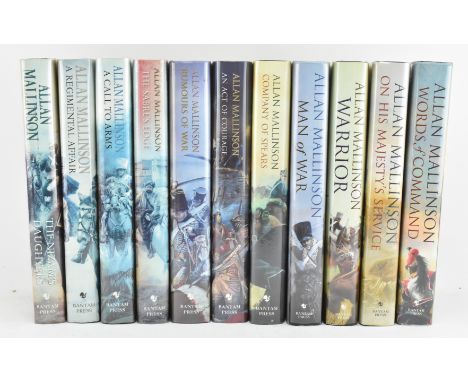 Mallinson, Allan. A run of eleven signed first edition Matthew Hervey novels, being the second to the twelfth novel. All sign