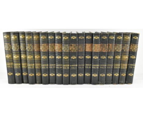 First World War military interest. Mumby, Frank A. (ed.) The Great War, a History. Two complete sets of nine volumes each. Pu