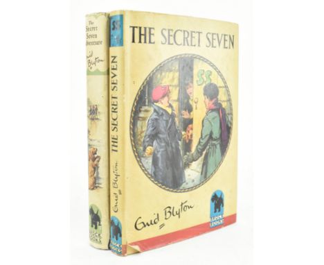 Blyton, Enid. 1949 The Secret Seven and 1950 The Secret Seven Adventure. Each first edition, first impression, published by t