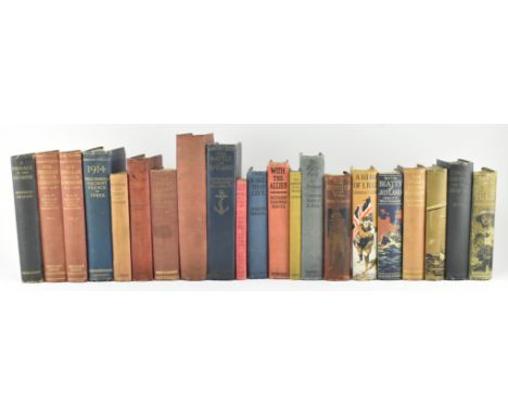 Military and First World War interest. A collection of early 20th century cloth-bound books. The lot to include 1922 Sir Doug