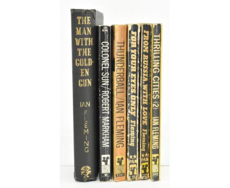 Fleming, Ian - James Bond. Six works, comprising five Pan paperback first editions &amp; a 1965 first edition, first impressi