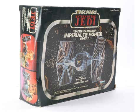 Kenner Star Wars 1983 issue comprising Item No. 70990 Return of the Jedi "Battle Damaged " Imperial Tie Fighter vehicle. Fact