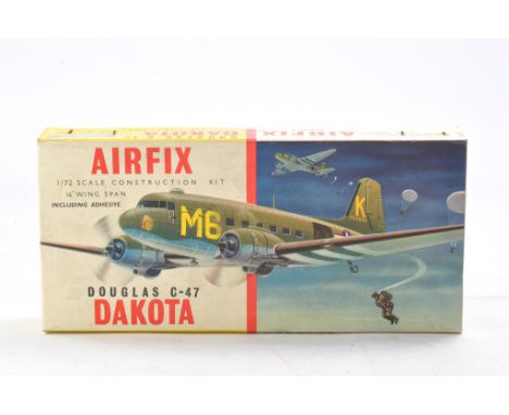 Airfix Vintage Plastic Model Kit comprising 1/72 Douglas C-47 Dakota. Looks to be complete. 