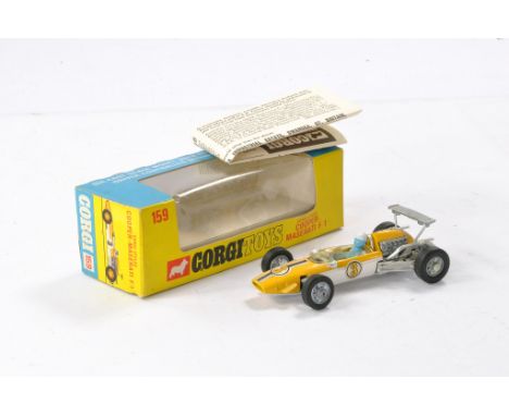 Corgi No. 159 Cooper Maserati F1. Generally excellent, would benefit from a clean however little or no sign of wear in excell