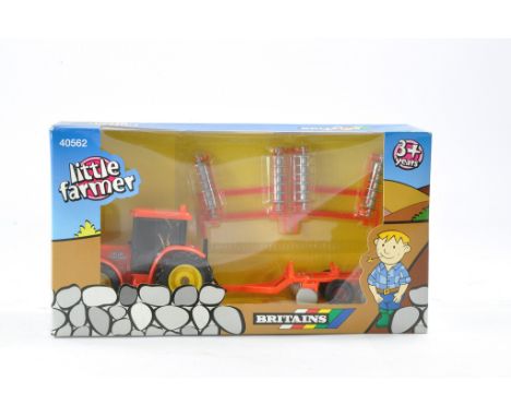 Britains 1/32 Farm issue comprising No. 40562 Little Farmer Tractor Set. Factory sealed contents hence excellent in excellent