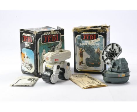 Kenner Star Wars issue comprising 1) Item no. 40010 Return of the Jedi MTV-7 Multi Terrain Vehicle. 2) Return of the Jedi Rad