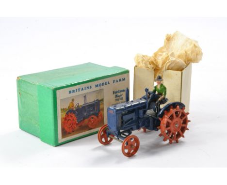 Britains 1/32 Farm Issue comprising No. 127F Fordson Major E27N Tractor with Metal Wheels. Original example is complete with 