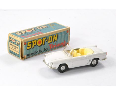 Triang Spot-On No. 166 Renault Floride. White with cream interior. Generally excellent with only the occasional spot and rub 