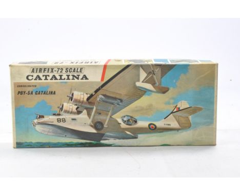 Airfix Vintage Plastic Model Kit comprising 1/72 LPBY-5A Catalina. Looks to be complete. 