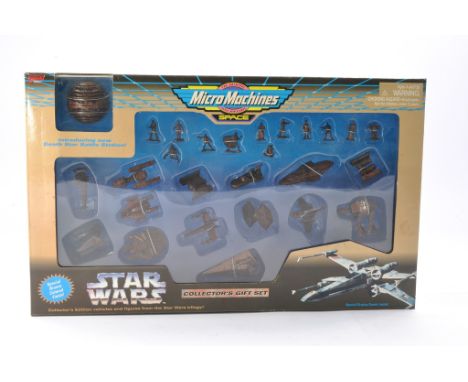 Galoob Micro Machines issue comprising Item No. 64624 Star Wars collectors gift set. Factory sealed and appears excellent. 