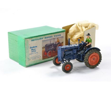 Britains 1/32 Farm Issue comprising No. 128F Fordson Major E27N Tractor with Rubber Tyres. Original example is complete with 