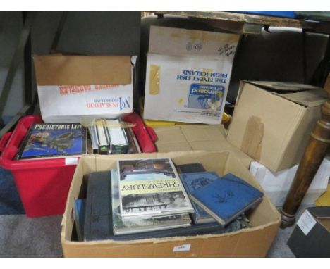 A large quantity of vintage and modern books to include local history examples