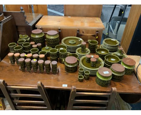 A large and extensive Hornsea dinner and tea service with spice jars, etc. 
