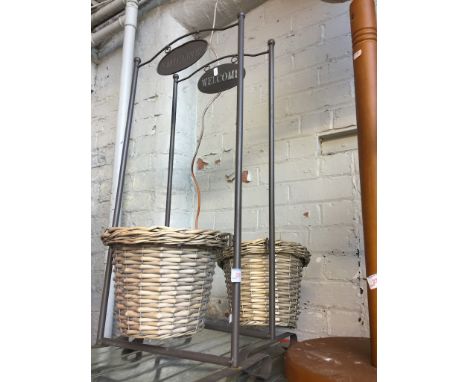 2 PLANTER STANDS