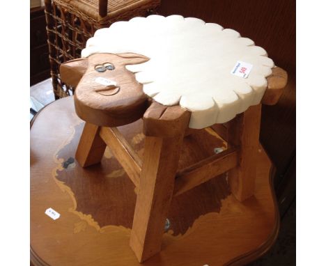 A STOOL IN THE FORM OF A SHEEP!
