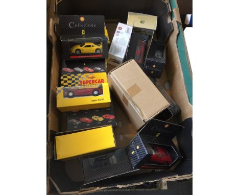 BOX OF BOXED MODEL CARS (SHELL COLLECTABLES)