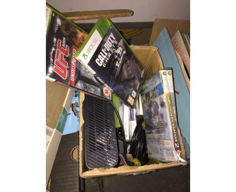 XBOX 360 CONSOLE AND GAMES